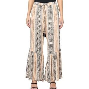 Angie Boho Flow Flare Pant Festival Size Large